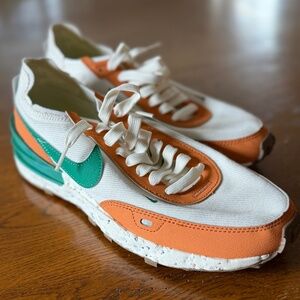 Nike Waffle One Crater SE Women’s 8.5 | Sail Hot Curry Gum Malachite | New
